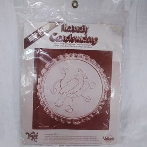 Naturally Candlewicking Hoop-D-Loop Cardinal KIT 4102 7" Hoop 1983 Valiant NOS
